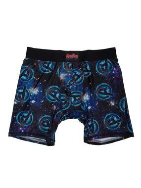Marvel Size Large 36 38 Boxer Brief Mens Avengers Age Of Ultron Galaxy Print NEW
